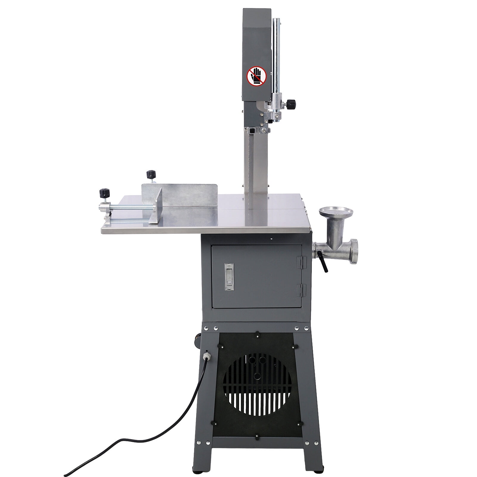 2-in-1 Commercial Butcher Band Saw and Sausage Stuffer , Machine Slicer Meat Bone Sausage Carne,