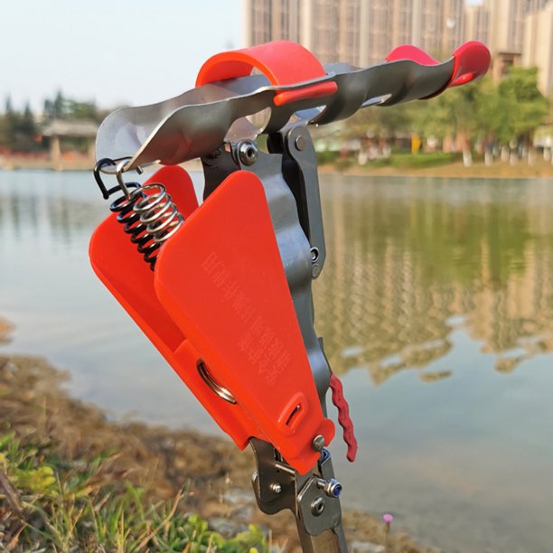 Automatic Spring Fishing Rod Holder With Hook Setter Adjustable For