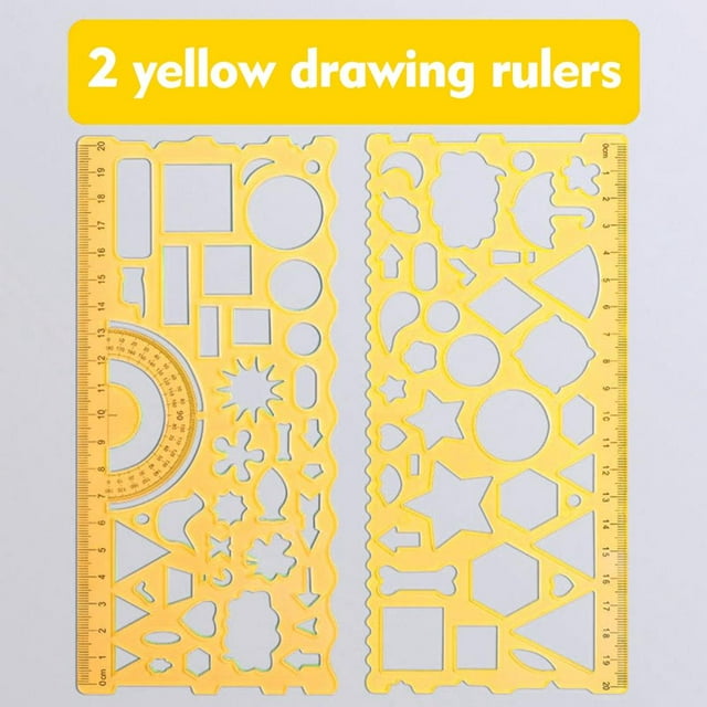 Feltree 1. Geometric Ruler. Versatile Drawing 3. Multifunctional Protractor Set 4. Elementary School Student's Measuring Kit 5. Transforming Ruler Tool