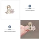thumbnail image 3 of FESTFENDS 2Ud Clip De Garra Rosa Con Flor De Cristal Para Usar Con Estilo, 3 of 8