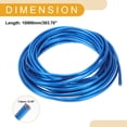 thumbnail image 4 of Unique Bargains 32.81Ft 10m Universal Car Door Edge Protective Strip Car Chrome Door Edge Guard Strip Chrome Blue, 4 of 7