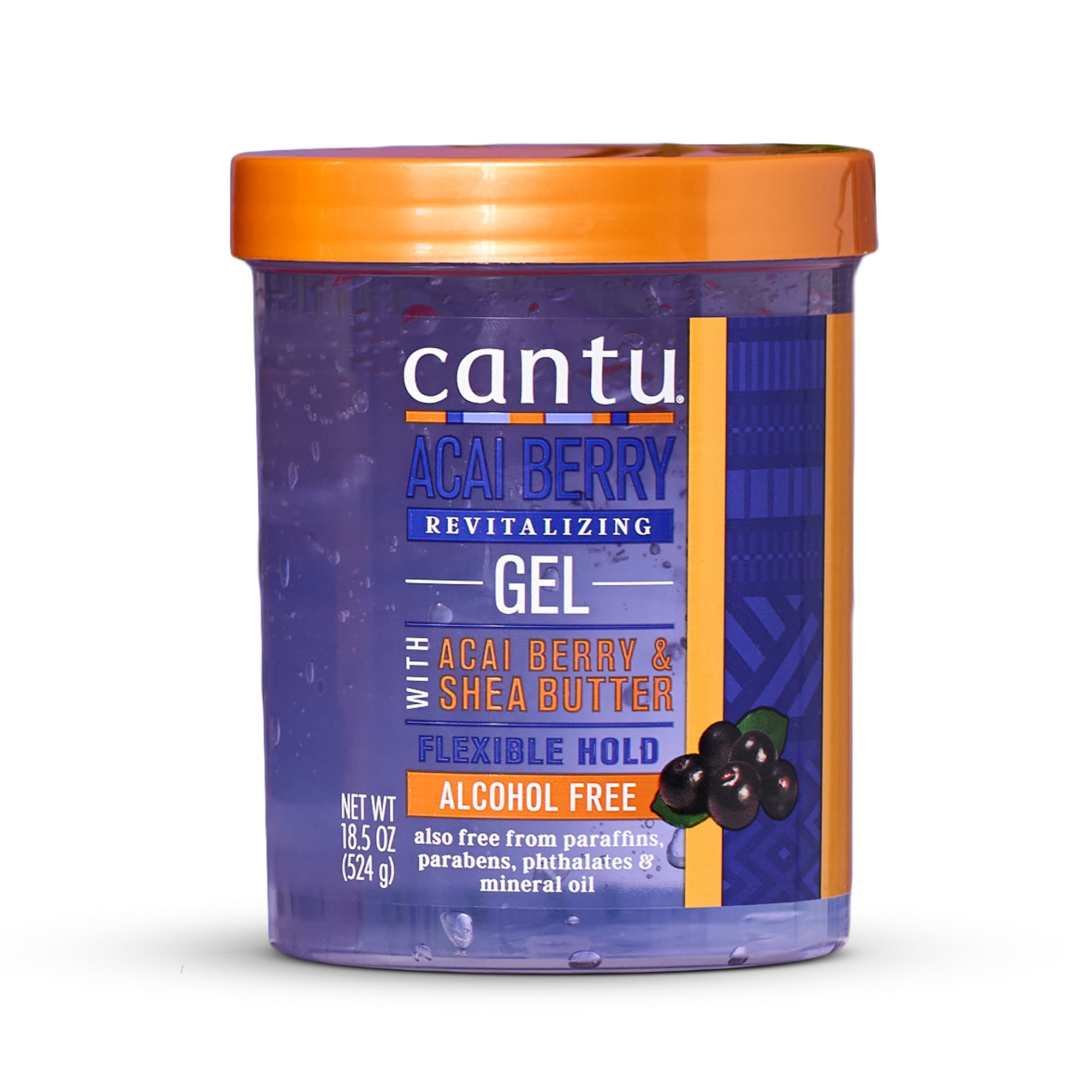 Cantu Revitalizing Styling Gel with Acai Berry and Shea Butter, 18.5 oz