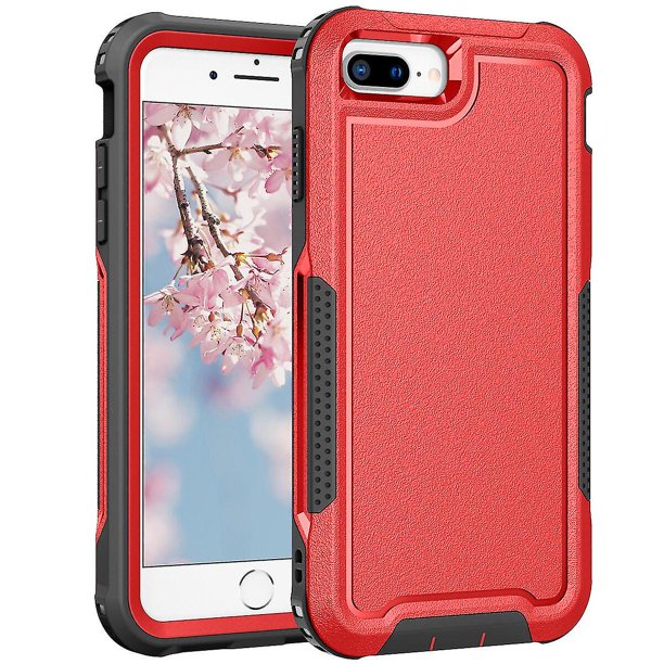 Estuche de carga inalámbrica para iPhone 6/7/8, con protección para la cámara, protección en las cuatro esquinas y protección para los botones.