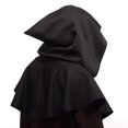 thumbnail image 3 of Cape à Capuche Halloween Courte Décorative Cosplay Costume Cape pour Adultes, 3 of 5