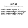 thumbnail image 2 of Kugel Rear Wheel Bearing Hub Assembly 70-512555 for Car 2015-2023 Dodge Charger Challenger Chrysler 300, 2 of 11