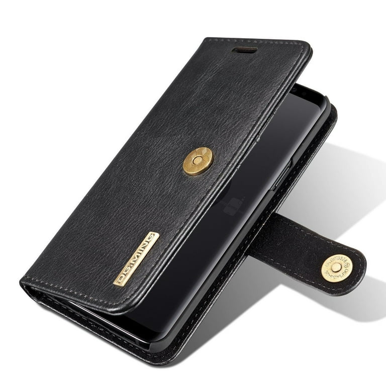 CaseMe Samsung Galaxy S9 Detachable 2 in 1 Magnet Wallet Case Brown
