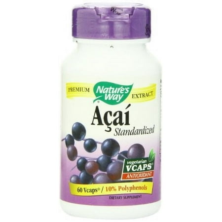 Nature's Way Acai Standardized 540 mg 60 Vcaps