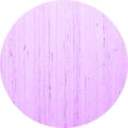 thumbnail image 1 of Ahgly Company Indoor Round Solid Purple Modern Area Rugs, 5' Round, 1 of 4