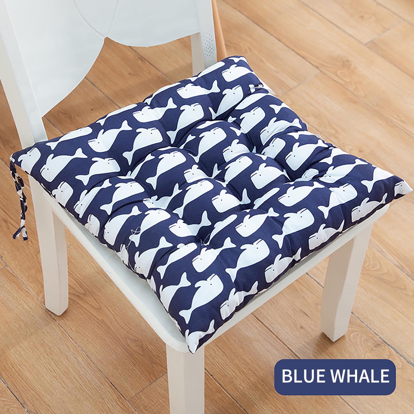 Naxoaeo Patio Square Chair Cushions 16"x16" with Ties, Waterproof Weather Resistant Indoor/Outdoor Universal Corner Seat Cushion, for Garden Dining office