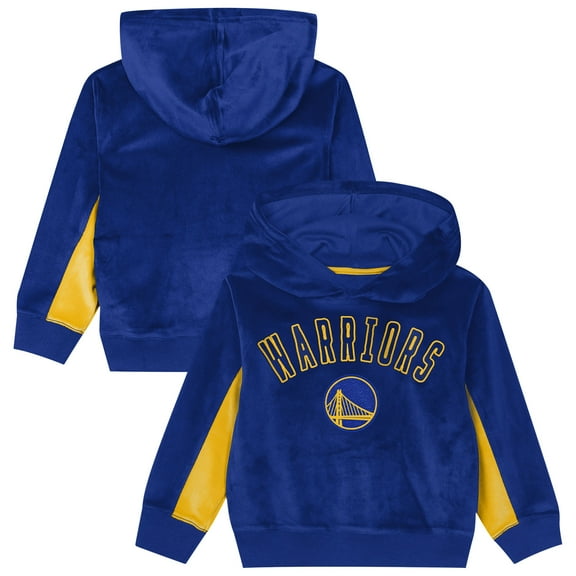Preschool Outerstuff  Royal Golden State Warriors Velour Hoodie