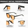 thumbnail image 4 of Sunglasses for Women Men, PC Square Sunglasses, Tan, 4 of 6