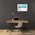 thumbnail image 3 of Peck, Gail 18x13 White Modern Wood Framed Museum Art Print Titled - White Sandy Beach II, 3 of 4