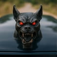 thumbnail image 4 of Décoration de Capot de Voiture Chien Diable - Ornement de Capot de Moteur 3D, Tête de Chien Démoniaque Agressive avec Yeux Rouges et Crocs, Accessoire Extérieur Auto Unique, 4 of 8