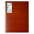 thumbnail image 6 of (2 pack) Pen+Gear Bonded Leather Padfolio, Brown, 9.5 in x 12.25 in, 1 College Ruled Writing Pad Included, 6 of 6