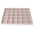 thumbnail image 1 of Bandeja de joyería de terciopelo Salvador 30 compartimentos Beige, 1 of 8