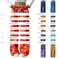 thumbnail image 2 of Red Fall, Autumn, & Halloween Themed Pajama Pants Stretchy, Soft Fabric, Loose Fit, Elastic Waist, Lounge Bottoms, Comfy Sleepwear, Cute Design M, 2 of 6