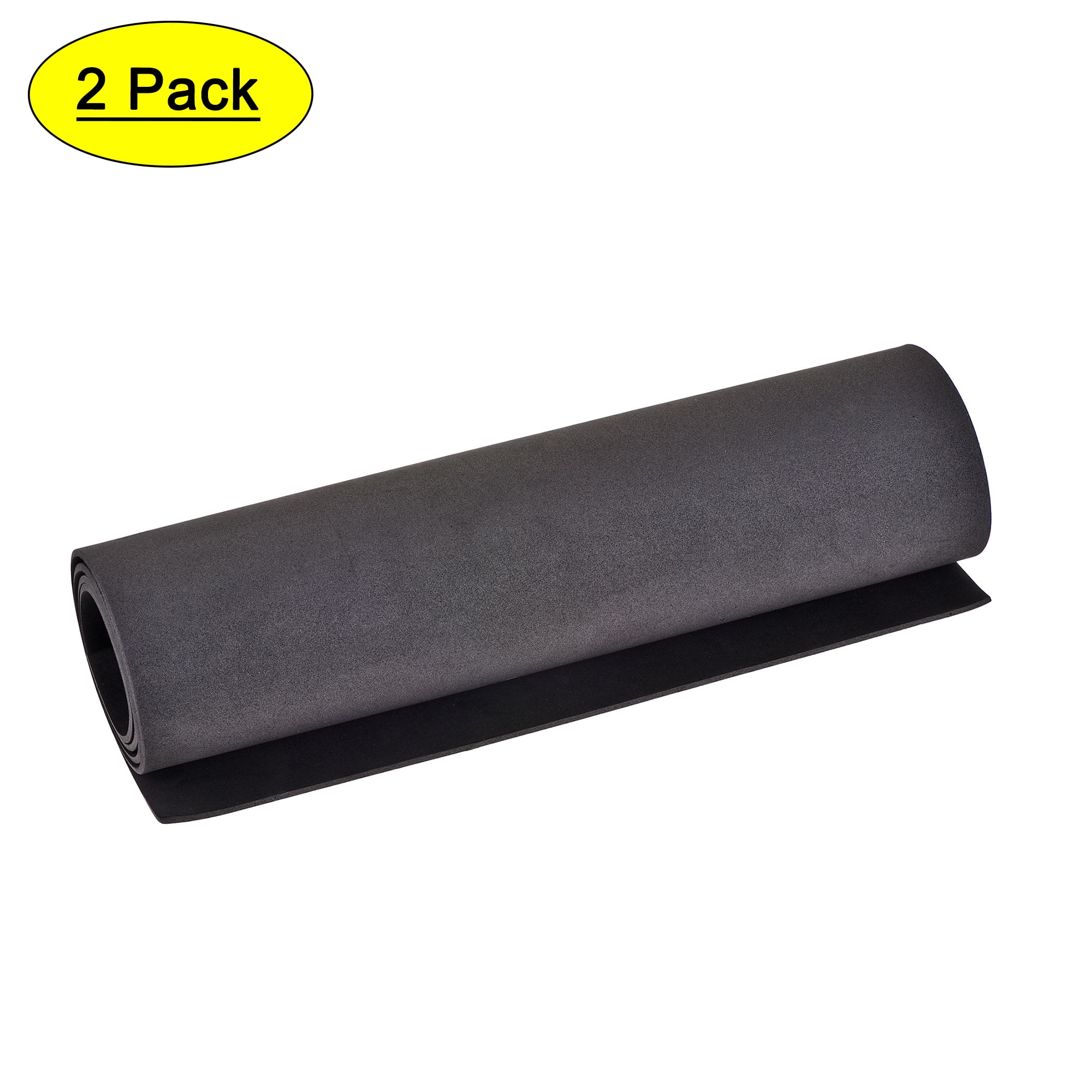 Uxcell Black EVA Foam Sheets Roll 13 x 39 Inch 3mm Thick for Crafts DIY Projects, 2 Pack