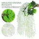 thumbnail image 4 of 18 Uds simulación de glicina colgante flores de glicina guirnalda de glicina flores artificiales decoraciones para el hogar o la boda, 4 of 7