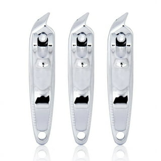  Cumulus Nail Clipper, Cumuul Nail Clipper, Ergonomic Angled  Head Precision Toenail Clipper for Thick Nails, Stainless Steel Wide Jaw  Opening No Splash Fingernail Cutters with Catcher (Silver A *1) 