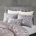 thumbnail image 5 of N Natori Sakura Blossom Embroidered Cotton Oblong Decorative Pillow Lilac 12x20'', 5 of 5
