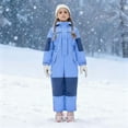 thumbnail image 6 of Roncen Kids Snow Suit - Girls and Boys Snowsuit One Piece Waterproof Insulated Winter Jumpsuit Coveralls, 6 of 8