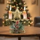 thumbnail image 4 of Christmas Golden Iron Double Candlestick Window Desktop Decoration Christmas Holiday Decoration, 4 of 6