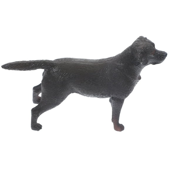 PENIKOKO Dog Garden Statues Dog Model Plastic 1Pack Labrador Shape for Office Desktop