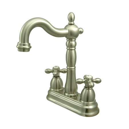 UPC 663370023354 product image for Kingston Brass KB1498AX Two Handle 4 inch Centerset Bar Faucet without Pop-Up Ro | upcitemdb.com