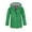 Green, variant on Rain Jacket for Girls Water-proof Jackets Boys Lightweight Windproof Windbreaker Zip Up Button Down Hooded Raincoat