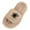 Khaki, variant on VBARHMQRT Dearfoam Slippers Women Booties Women's Cotton Slippers Fashion Couple Models Flat Bottom Comfortable Warm Non Lightweight