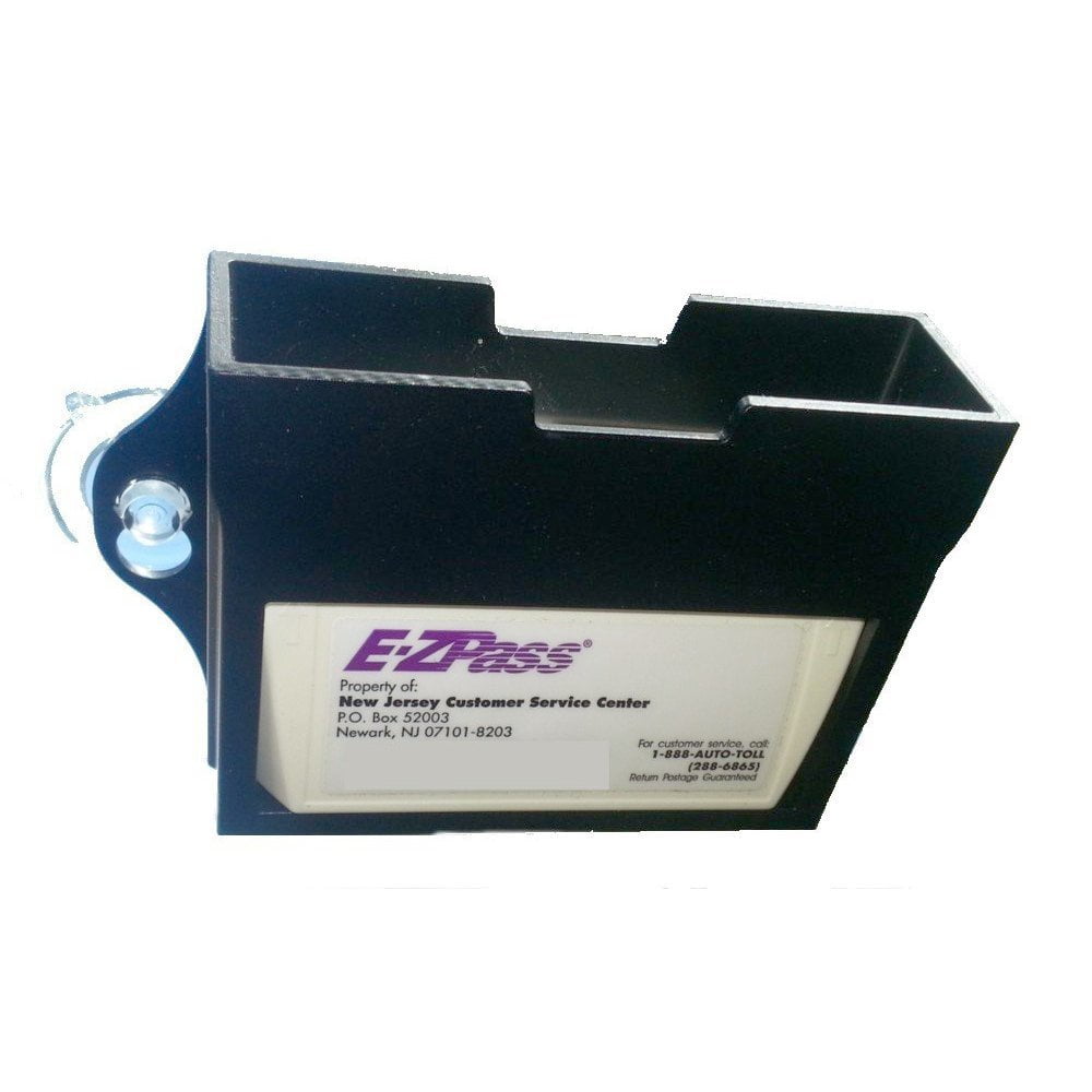 EZ Pass Toll Tag Holder,Fits New & Old Transponder,iPass,iZoom, Black