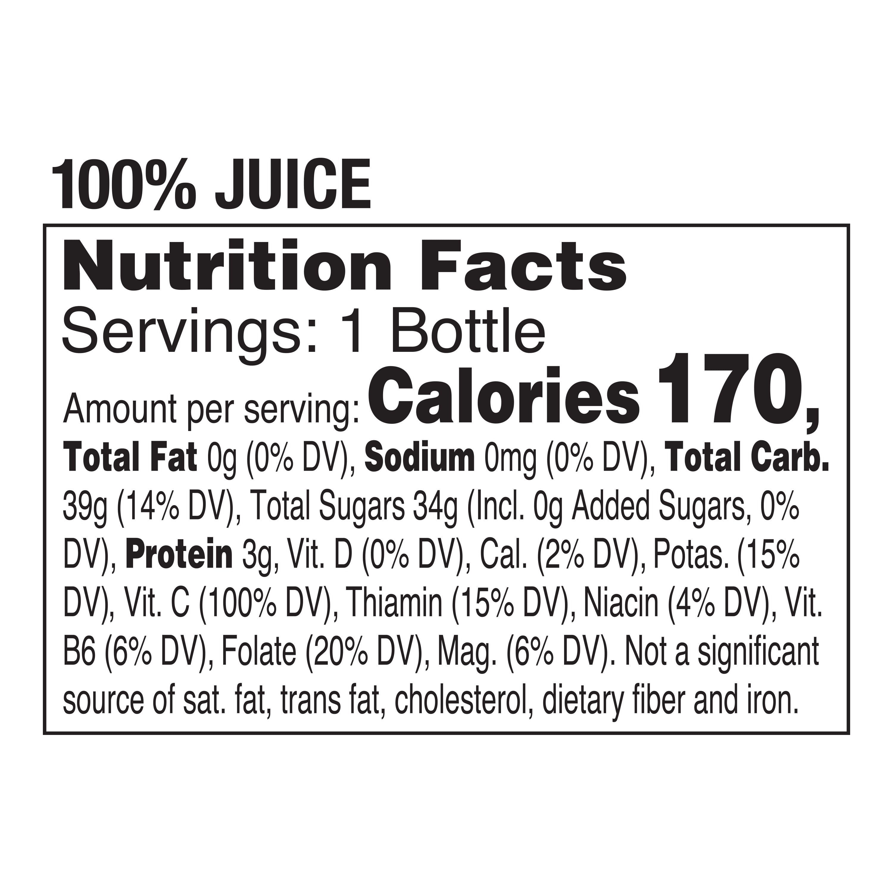 Tropicana® Orange Juice No Pulp Bottle, 89 fl oz - Baker's