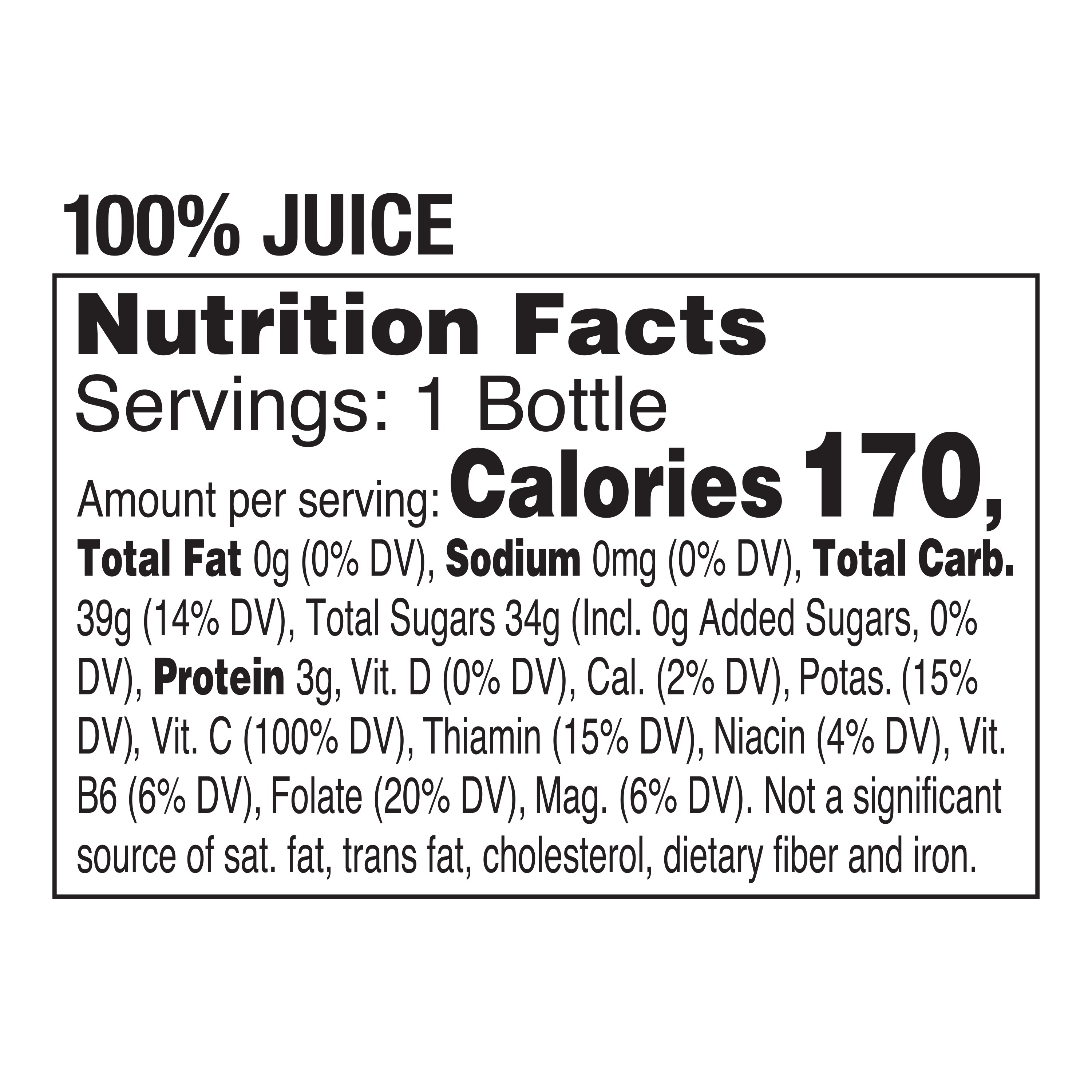 Tropicana Pure Premium No Pulp 100% Orange Juice, 12 oz, Bottle, Fruit Juice - image 3 of 6