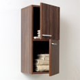 thumbnail image 2 of Fresca Walnut Bathroom Linen Side Cabinet with 2 Storage Areas, 2 of 3