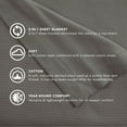 thumbnail image 5 of Vellux 1B07513 Reversible Cotton Sheet Solid Lightweight Couch and Bed Blanket, Twin, Grey, 5 of 5