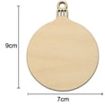 thumbnail image 4 of Señales De Paquete Redondo 10 Uds. De rodajas de madera, manualidades DIY con cuerda de cáñamo, etiquetas de regalo de madera para cumpleaños de boda, 4 of 8
