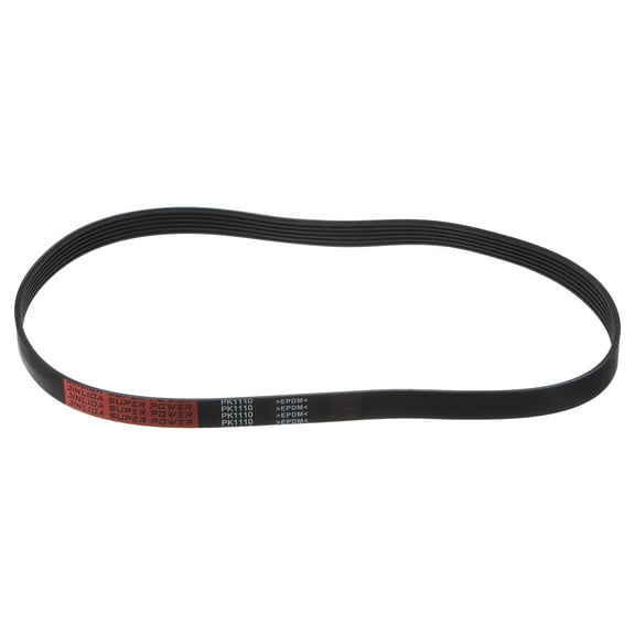 6PK1110 V-Ribbed Belt 6 Ribs 1110mm Length x 21mm Width x 5mm Height, EPDM Micro V Serpentine Belt