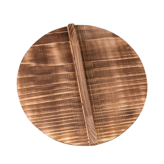 Wooden Wok Lid for Metal Wok, 7.87 Inch Wood Pot Lid with Large Handle for Stir Fry Pan, Lid for Frying Pan, Wood Cover for Cooking Accessories, Lid for Pot and Wok
