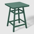 thumbnail image 7 of WestinTrends Outdoor 37" Counter Height HDPE Patio Square Bar Table, Dark Green, 7 of 7