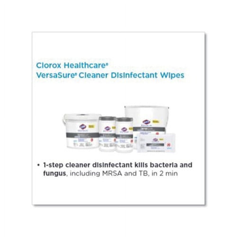 VersaSure Cleaner Disinfectant Wipes 1-Ply, 6 3/4" x 8", White, 150 Towels/Can