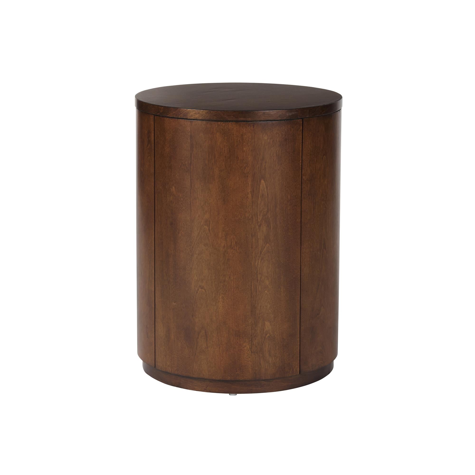 Better Homes & Gardens Miller Drum End Table, Walnut
