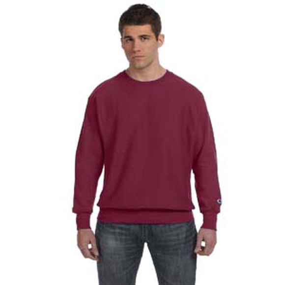 S1049 Ch S149 12 Oz Revrs Weave Crew Sport Maroon 3Xl