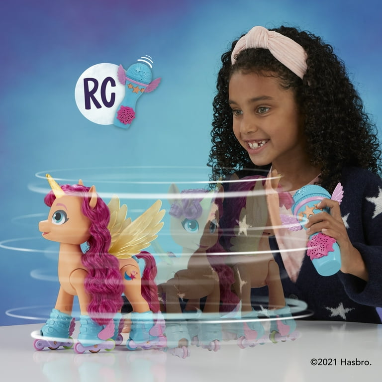 My Little Pony Brinquedo Musical 2 em 1: Karaoke e SPA, Playset com 20 – O  Gato Rápido