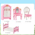 thumbnail image 4 of Juego De Muebles De En Miniatura Regalos Simulación Para Fiestas Niñas Baño Dormitorio+Juego De Muebles De En Miniatura, Simulación De Regalos Para CUTICAT none, 4 of 6