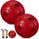thumbnail image 1 of Balones de fútbol rojos Sappy, 2 unidades, tamaño 4, con bomba y bolsa de malla, 1 of 6