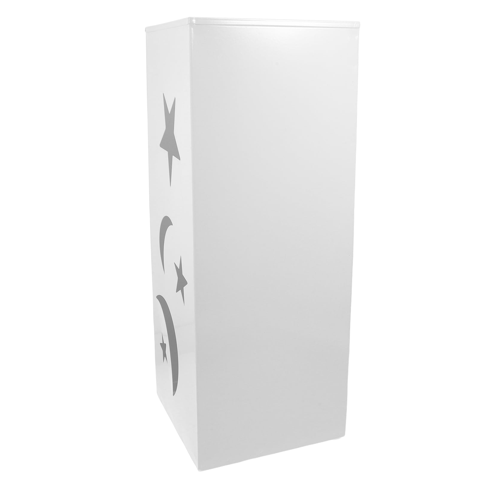 FOMIYES Metal Umbrella Stand with Star and Moon Design, Stylish Indoor Entryway Organizer for Home and Office Storage