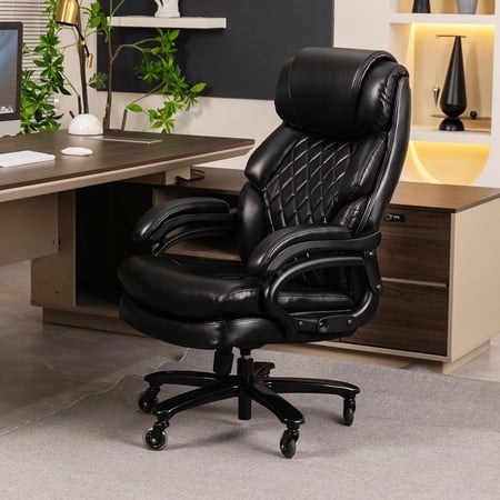 morufur leather office chair 500lbs product
