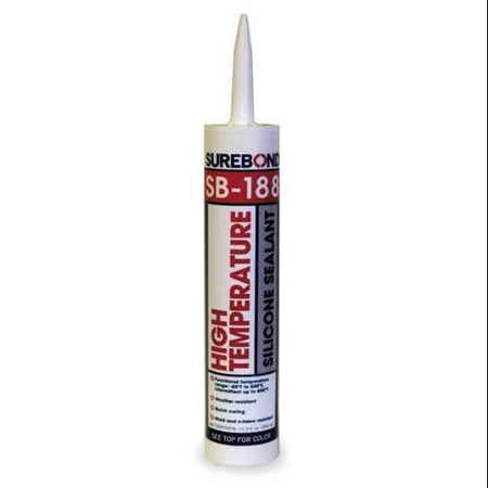 High Temp Sealant >> Surebond Sb 188 T Clear Silicone Sealant High Temp Clear 10 3 Oz G0145302 High Temp Sealant >> Surebond Sb 188 T Clear Silicone Sealant High Temp Clear 10 3 Oz G0145302