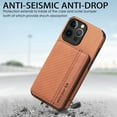 thumbnail image 3 of K-Lion for iPhone 14 Pro Max Wallet Case Stylish Weaving Pattern with RFID Blocking Card Slots Kickstand Function Magnetic Shockproof Protective Purse Case for iPhone 14 Pro Max,Brown, 3 of 8