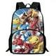 thumbnail image 2 of Mochilas de dibujos animados Digimon para niños, niñas y niños, regalo de cumpleaños para estudiantes, mochilas escolares para niños, mochila duradera de gran capacidad para acampar, 2 of 5